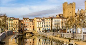 Languedoc-Roussillon -  Canal de la Robine in Narbonne bei Reisemagazin Plus