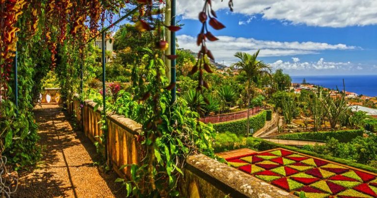 Madeira - Blick in den Monte Palace Tropical Garden in Funchal - bei Reisemagazin Plus