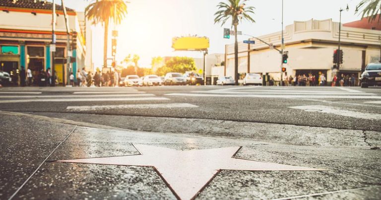 Kalifornien - Ein Stern am Walk of Fame in Hollywood - bei Reisemagazin Plus