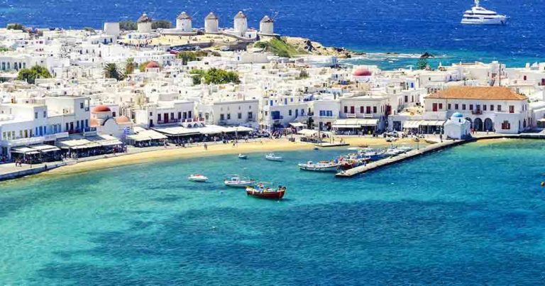 Mykonos - Blick auf die Landschaft