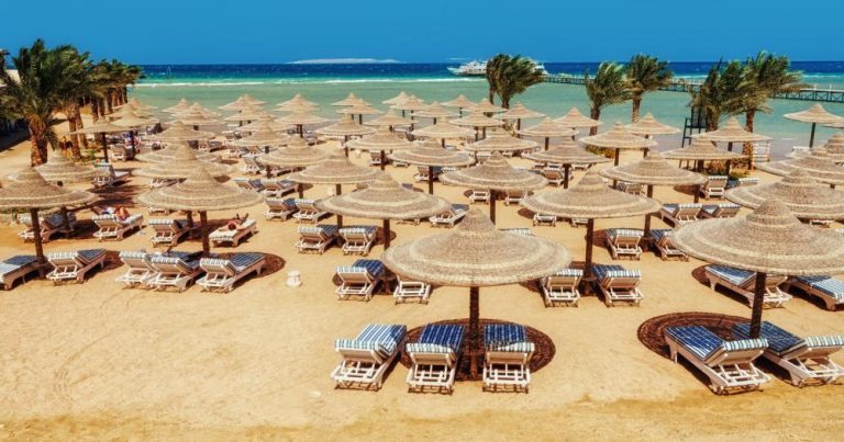 Hurghada - Blick auf den Strand