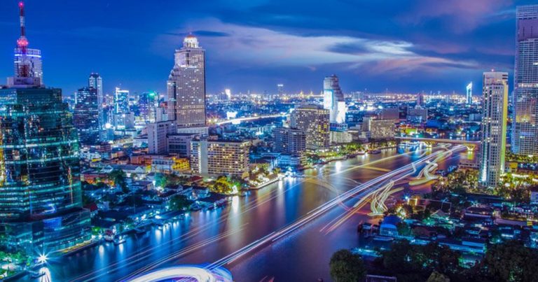Bangkok - Skyline der City