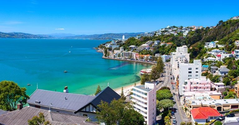 Wellington - Oriental Bay - bei Reisemagazin Plus