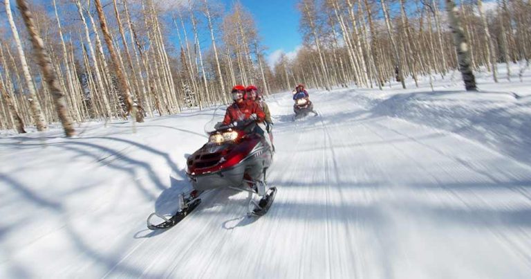 Winterwonderland Lappland - Motorschlitten - bei Reisemagazin Plus