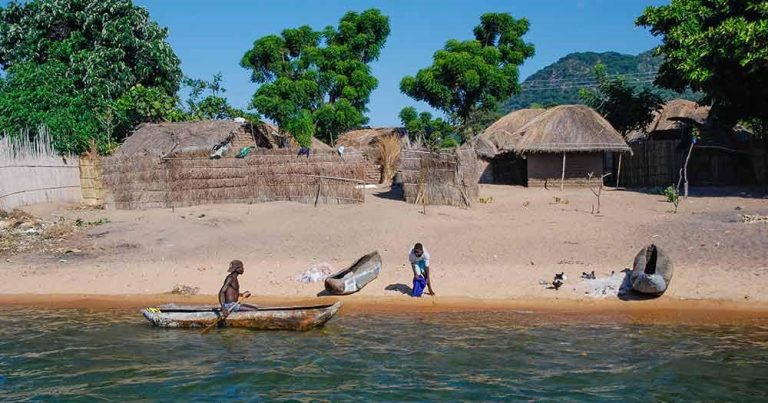Malawisee - Dorfszene