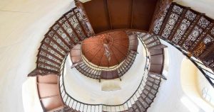 Jagdschloss Granitz - Wendltreppe bei Reisemagazin Plus