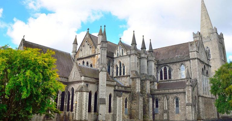 Dublin -  St. Patrick's cathedral in Dublin