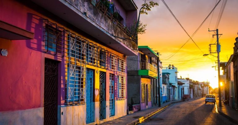 Kuba - Blick auf die Häuser