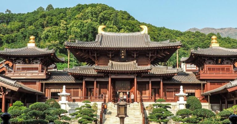 Hong Kong - Blick auf die Chi Lin Nunnery