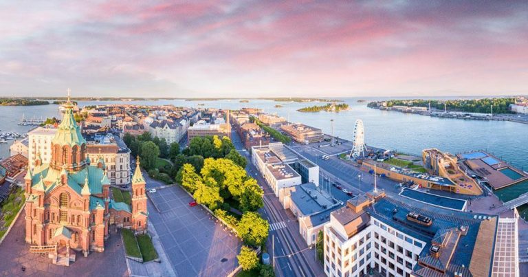 Helsinki - Sonnenaufgang in Helsinki