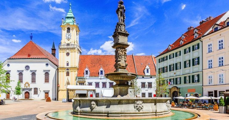 Bratislava - Der Maximilian Brunnen