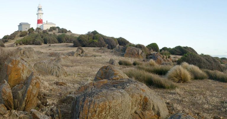 Tasmanien -  Blick auf Low Head Lighthous