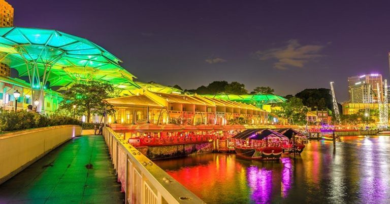 Malakka - Clarke Quay Brücke