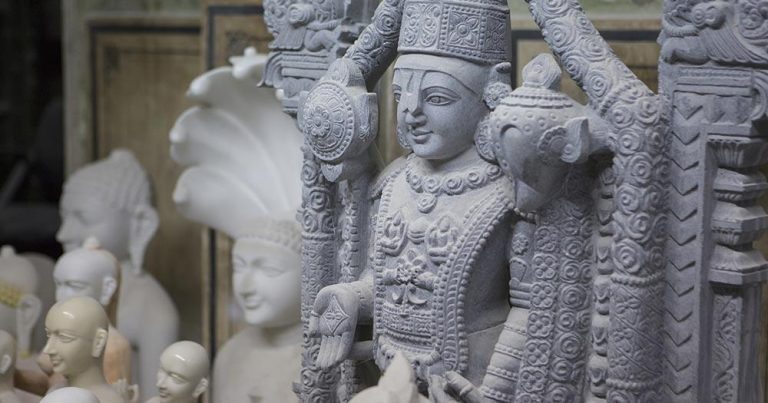Jaipur - Statue von Krishna - bei Reisemagazin Plus