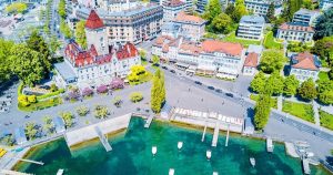 Lausanne - Vogelperspektive bei Reisemagazin Plus