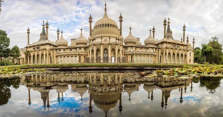 Brighton - Panorama vom Brighton Pavilion - bei Reisemagazin Plus