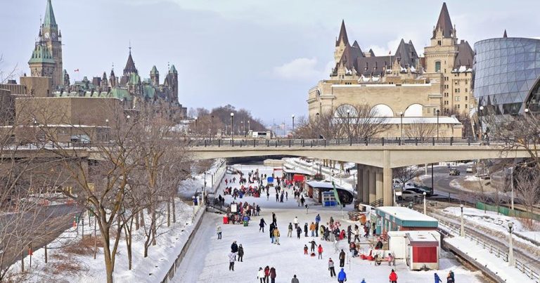 Ottawa - Rideau Canal im Winter