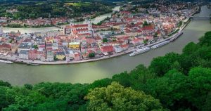 Passau - Vogelperspektive bei Reisemagazin Plus