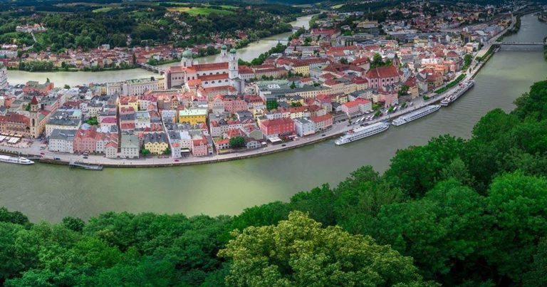 Passau - Vogelperspektive - bei Reisemagazin Plus