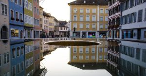 Winterthur - Wasserfläche bei Reisemagazin Plus