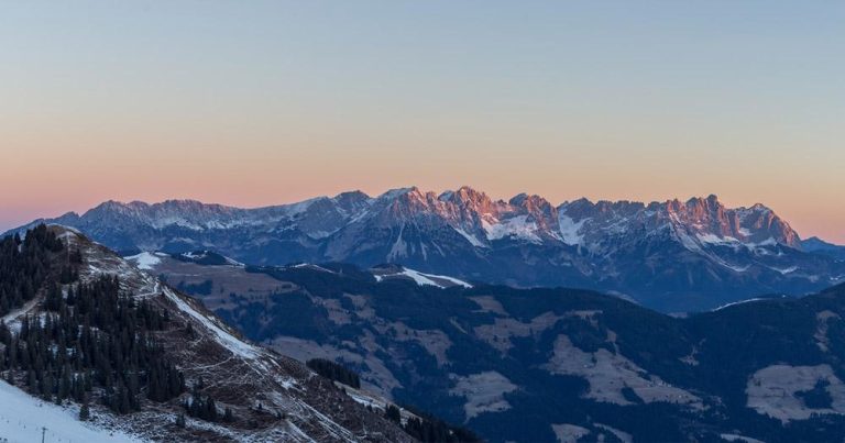 Wilder Kaiser -  In der winterlichen Abendsonne